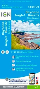  IGN - Bayonne Anglet Biarritz Côte d'Argent - 1/25 000.