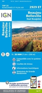  IGN - Beaujeu, Belleville. Haut-Beaujolais - 1/25 000.