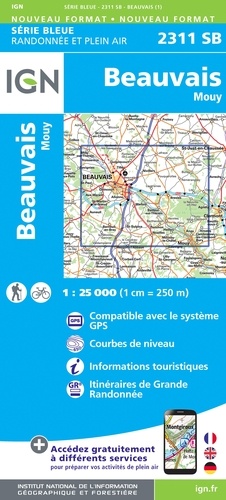 Beauvais, Mouy. 1/25 000