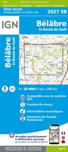  IGN - Bélâbre, St-Benoît-du-Sault - 1/25 000.