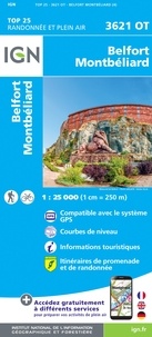  IGN - Belfort, Montbéliard - 1/25 000.