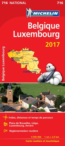  Michelin - Belgique Luxembourg - 1/350 000.