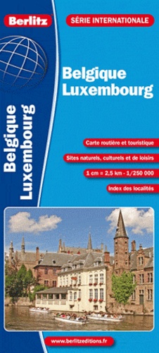  Berlitz - Belgique Luxembourg - 1/250 000.