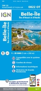  IGN - Belle-Ile, Houat et d'Hoedic - 1/25 000.