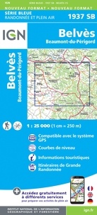  IGN - Belvès, Beaumont-du-Périgord - 1/25 000.