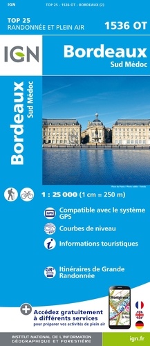 Bordeaux, Sud Médoc. 1/25 000