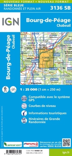Bourg-de-Péage, Chabeuil. 1/25 000