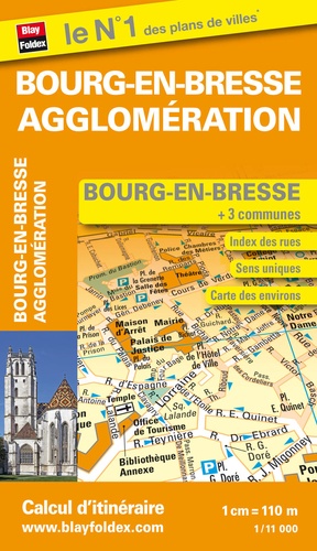  Blay-Foldex - Bourg-en-Bresse agglomération - 1/11 000.