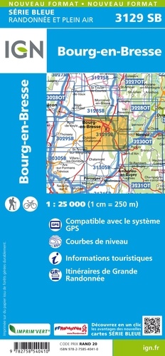 Bourg-en-Bresse. 1/25 000