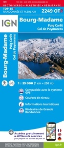  IGN - Bourg-Madame, Pic Carlit, Col de Puymorens - 1/25 000.