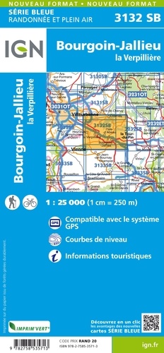 Bourgoin-Jallieu, la Verpillière. 1/25 000