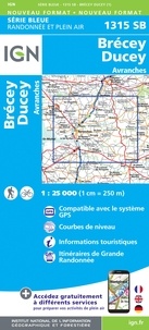  IGN - Brécey, Ducey, Avranches - 1/25 000.