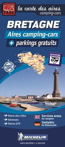  Trailer's Park - Bretagne, aires camping-cars et parkings gratuits - 1/200 000.