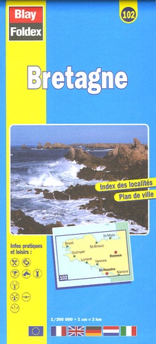  Blay-Foldex - Bretagne - 1/200 000.