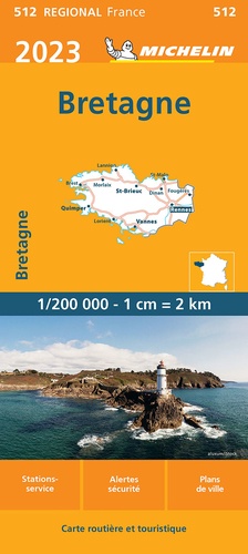Bretagne. 1/200 000  Edition 2023