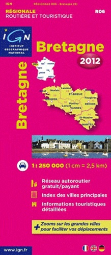  IGN - Bretagne - 1/250 000.