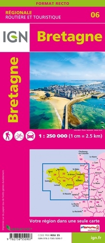 Bretagne. 1/250 000