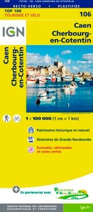  IGN - Caen, Cherbourg-en-Cotentin - 1/100 000.