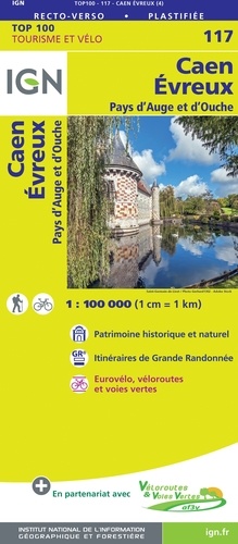 Caen, Evreux. 1/100 000