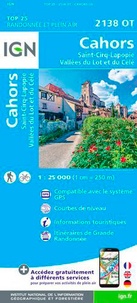  IGN - Cahors - Saint-Cirq-Lapopie, Vallées du Lot et du Célé : 1/25 000.