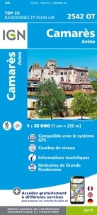  IGN - Camarès, Avène - 1/25 000.