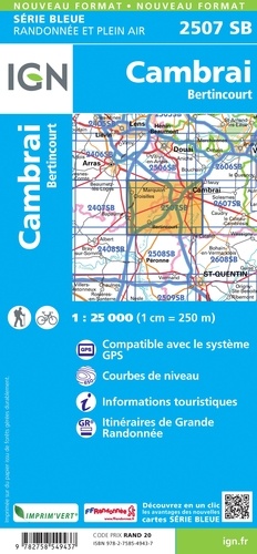 Cambrai, Bertincourt. 1/25 000
