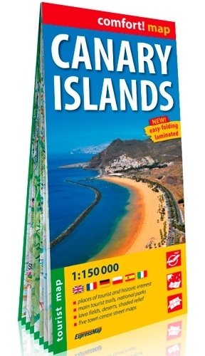 Canary Islands. Tourist map 1/150.000