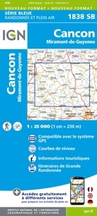  IGN - Cancon-Miramont-de-Guyenne - 1/25000.