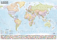 Carte du monde : Politique et physique - Carte murale, double face, laminée sans barres, dimension : 138x98 cm.pdf
