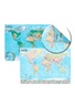  Express Map - Carte du Monde : politique et physique.