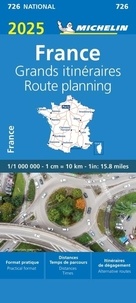  XXX - Carte Nationale France - Grands itinéraires 2025.
