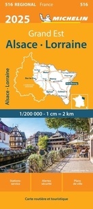  XXX - Carte Régionale Alsace, Lorraine 2025.