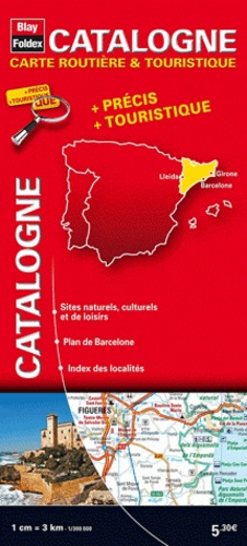  Blay-Foldex - Catalogne - 1/300 000.