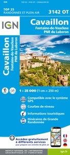  IGN - Cavaillon, Fontaine-de-Vaucluse, PNR du Luberon - 1/25 000.