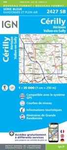  IGN - Cérilly, Hérisson, Vallon-en-Sully - 1/25 000.