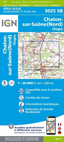 Chalon-sur-Saône (nord)/Chagny. 1/25000