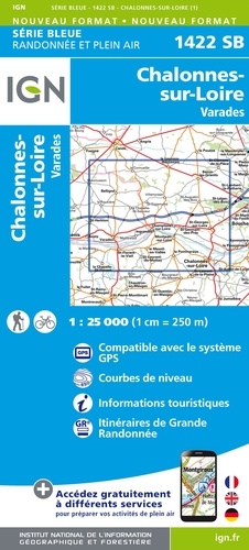 Chalonnes-sur-Loire Varades. 1/25 000