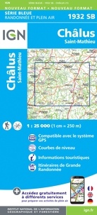  IGN - Châlus, Saint-Mathieu - 1/25 000.