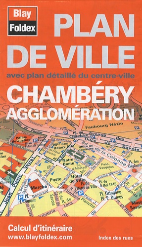  Blay-Foldex - Chambéry agglomération - Plan de ville.