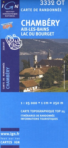  IGN - Chambéry - 1/25 000.