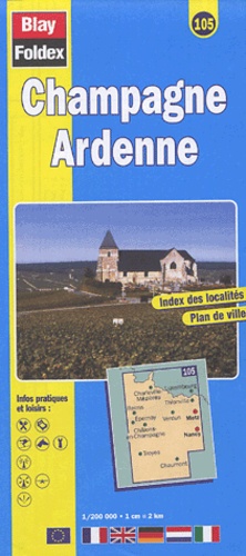  Blay-Foldex - Champagne Ardenne - 1/200 000.