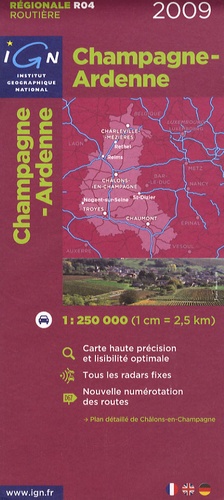  IGN - Champagne-Ardenne - 1/250 000.