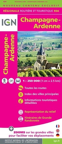  IGN - Champagne-Ardenne - 1/250 000.