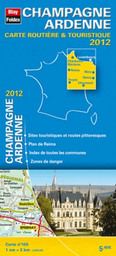  Blay-Foldex - Champagne Ardennes - 1/200 000.