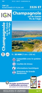  IGN - Champagnole - Lac de Chalain, Pic de l'Aigle. 1/25 000.
