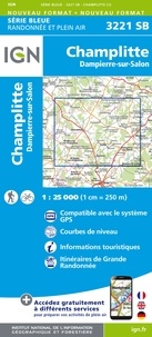  IGN - Champlitte, Dampierre-sur-Salon - 1/25 000.