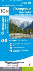  IGN - Champsaur, Vieux Chaillol, Parc National des Ecrins - 1/25 000.