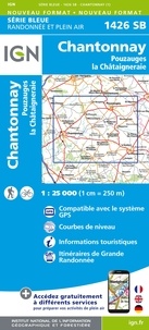  IGN - Chantonnay, Pouzauges, La châtaigneraie - 1/25 000.