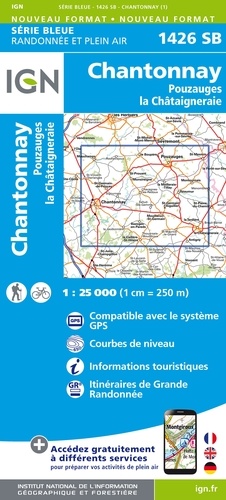 Chantonnay, Pouzauges, La châtaigneraie. 1/25 000
