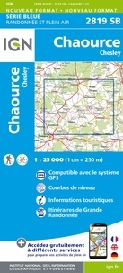  IGN - Chaource, Chesley - 1/25 000.